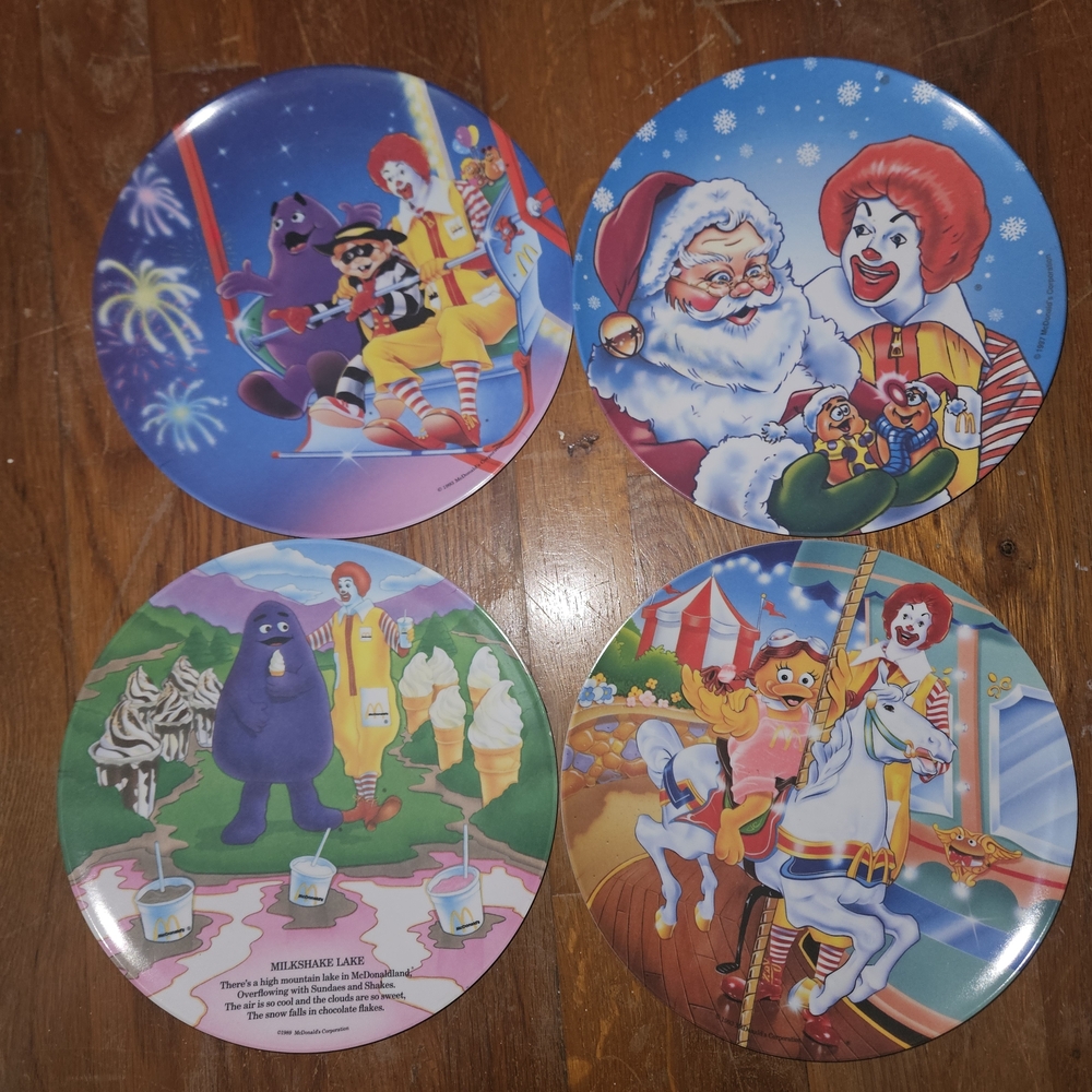 McDonald's Collectible Plates Set